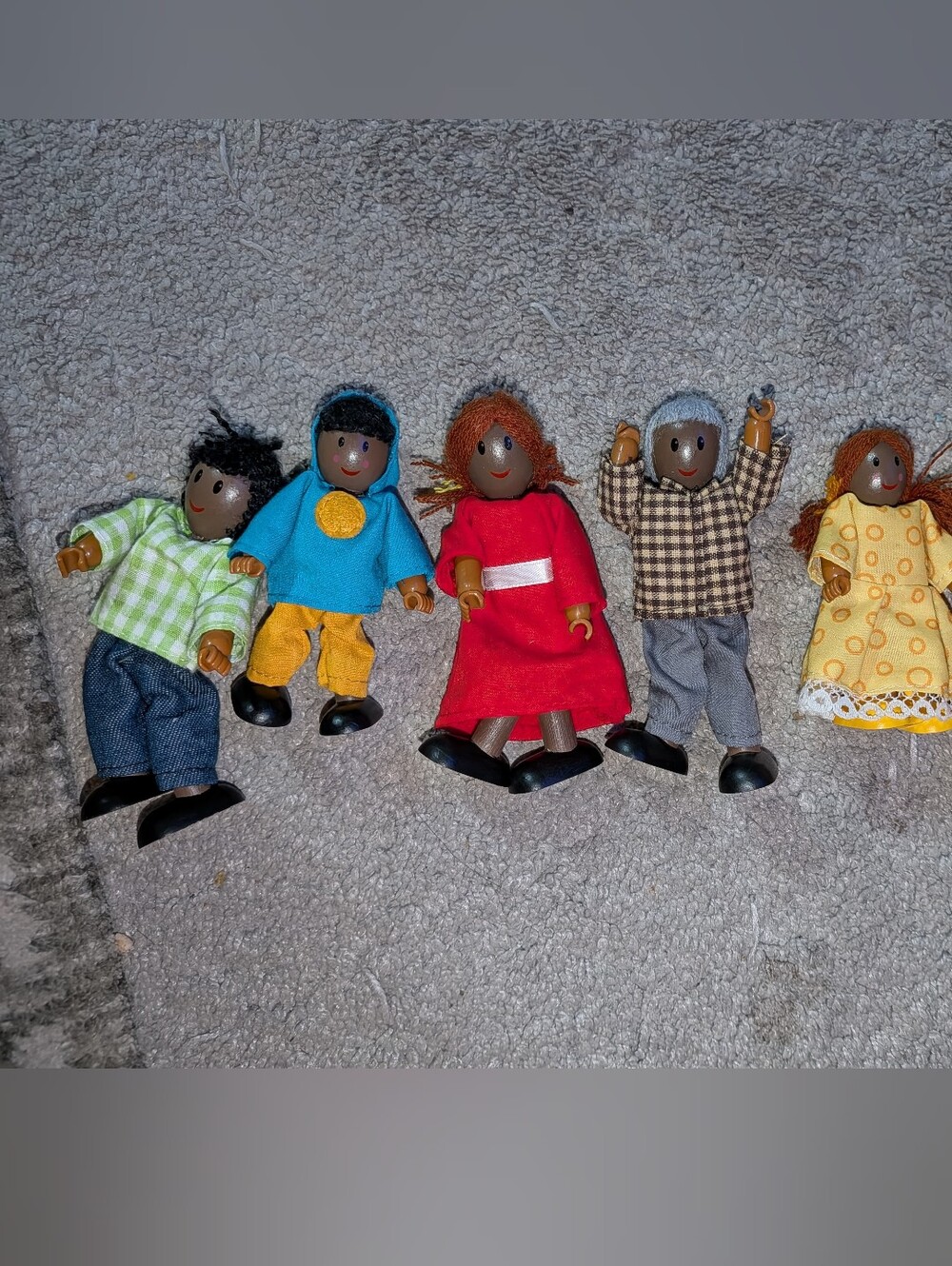 Multicolor Wood Doll Set - Kids Toys